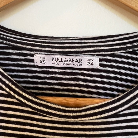🦓Stiped long-sleeve top from Pull&Bear 🖤🤍 - Picture 3 of 9